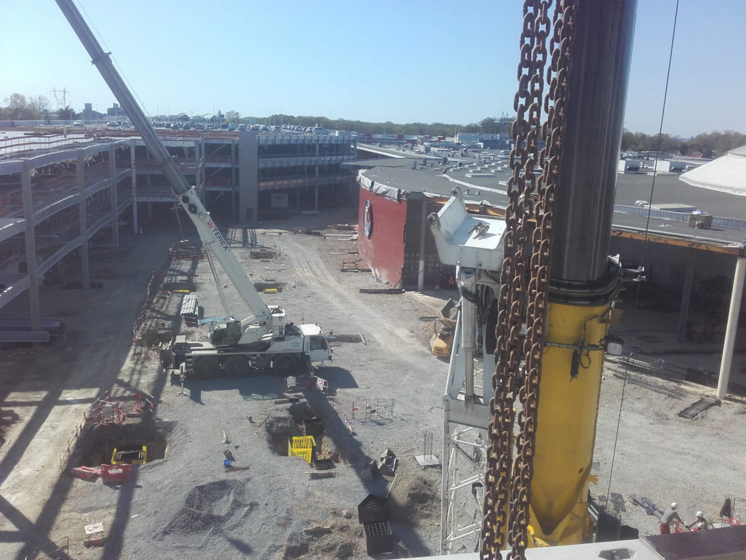 Construction d'un parking