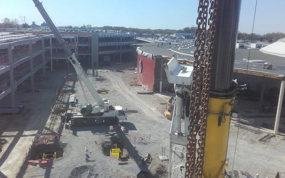 Construction d'un parking