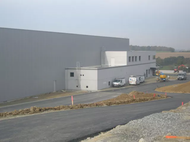Extension d'un entrepôt