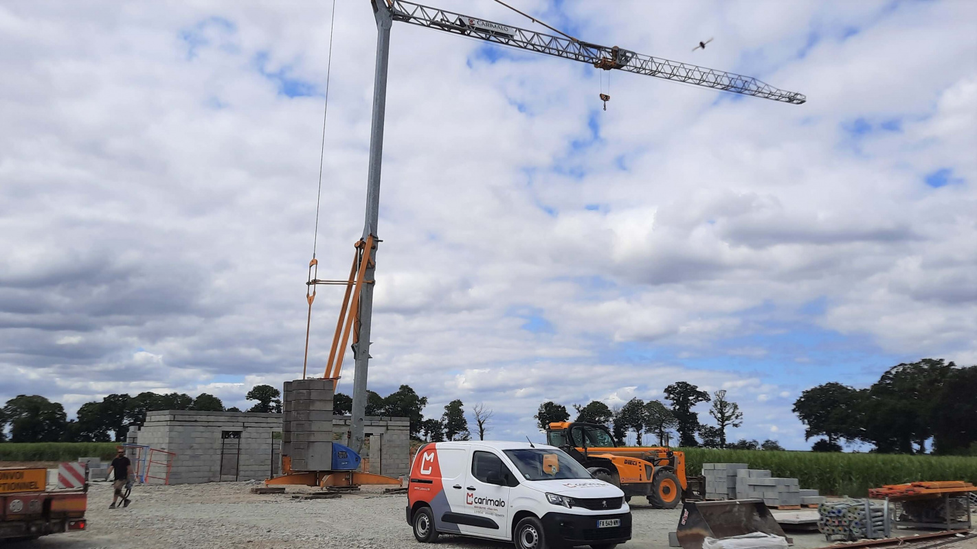 Construction d'un batiment agrical